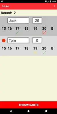 Topply Dartboard android App screenshot 2